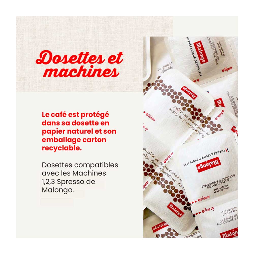 les dosettes de café malongo en carton recyclable