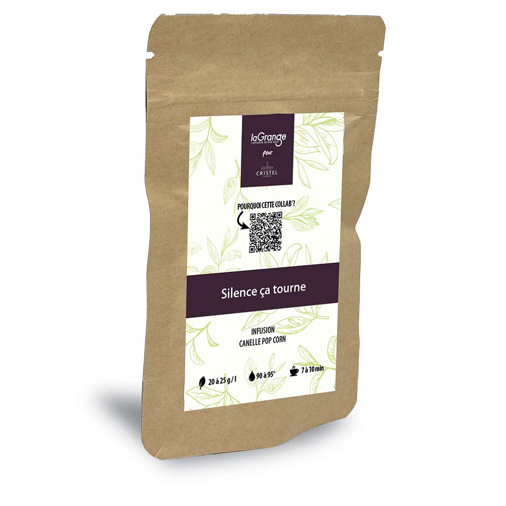 Set Darjeeling : 2 mugs en verre et théière assortie - CRISTEL échantillon de thé cannelle pop corn