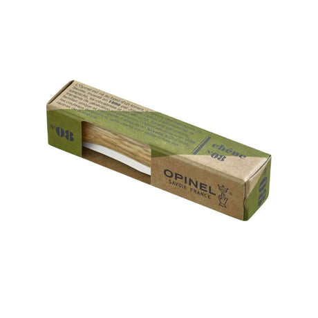 Emballage du Couteau pliant n°8 Inox Chêne - OPINEL