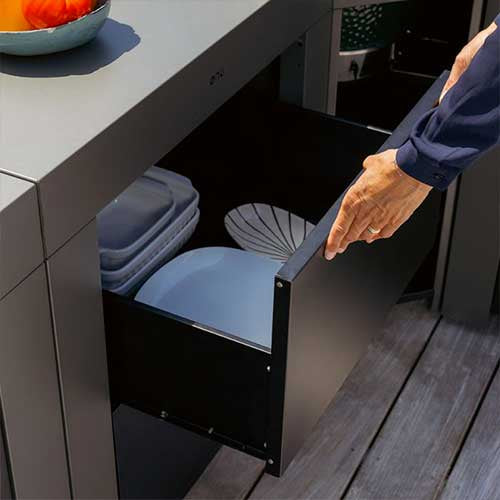 Ensemble 2 tiroirs noirs - ENO promotion