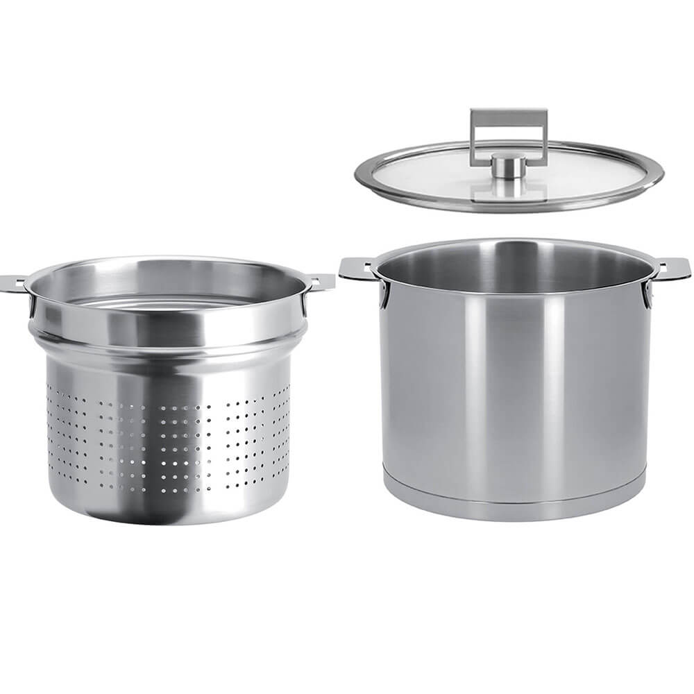 Ensemble cuit pâtes CRISTEL Strate poignée fixe avec couvercle OFFERT