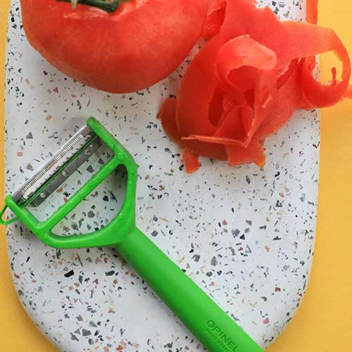 Eplucheur T-Duo Polymère Vert - OPINEL économe légumes