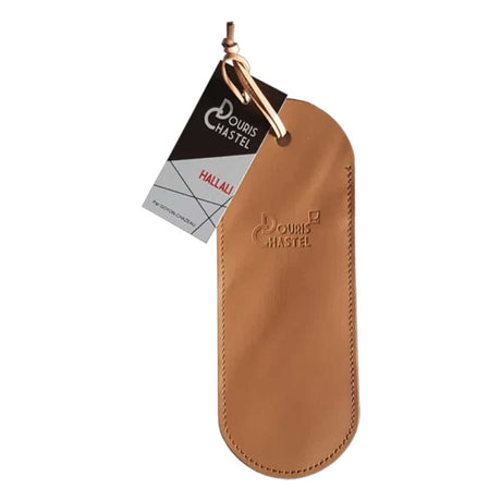 Etui couteau de chasse pliant Hallali en cuir Gpoyon-Chazeau offert gratuit