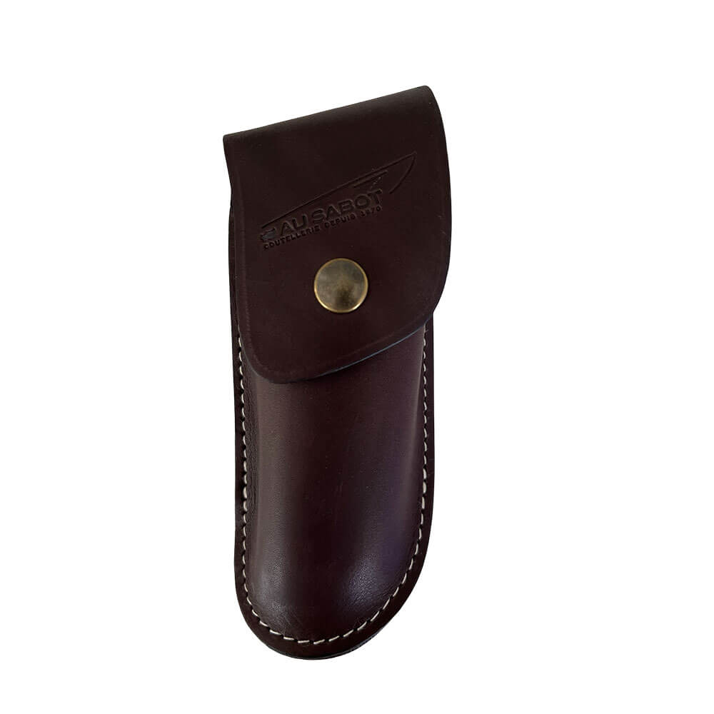 Etui en Cuir pour Couteau Pliant Baribal marron - Au Sabot