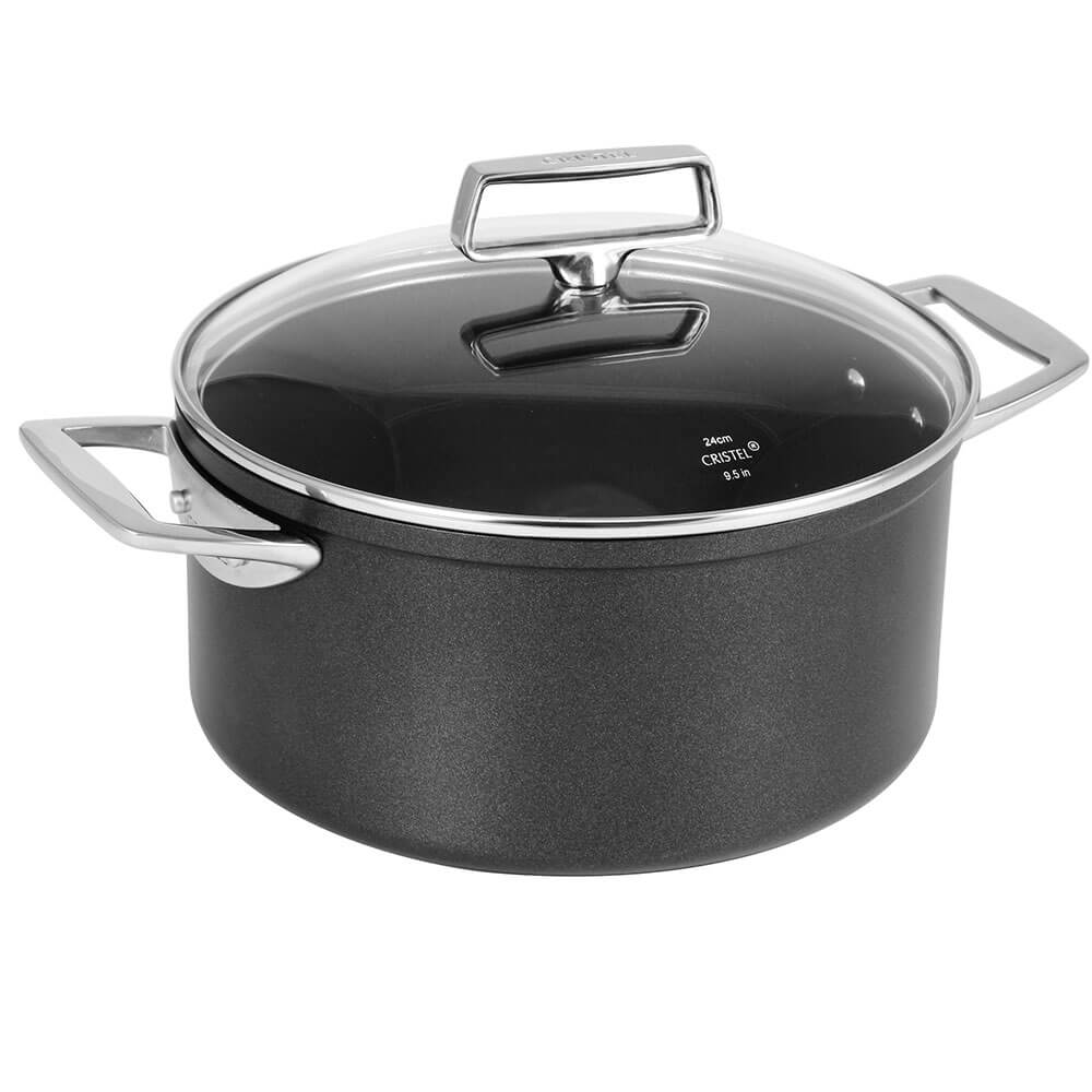 Faitout Aluminium Castel'Pro CRISTEL vu de côté