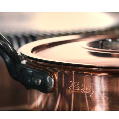 Faitout avec couvercle offert et revêtement céramique B'chef - BAUMALU AMBIANCE