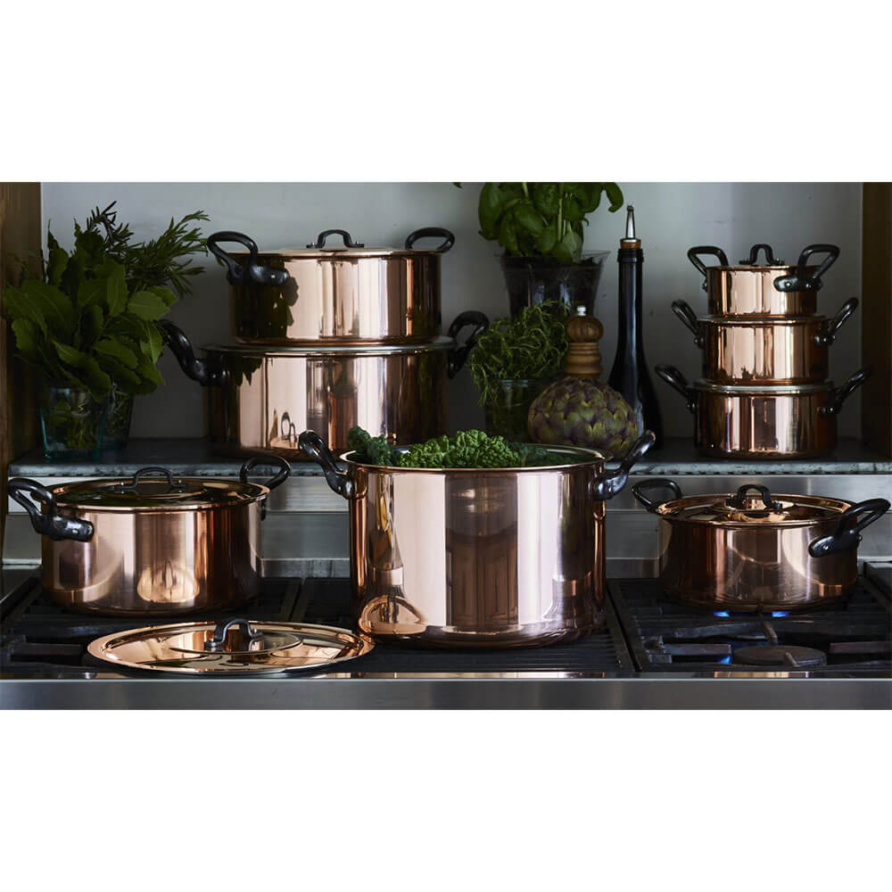 Faitouts Cuivre Tous Feux couvercle OFFERT - BAUMALU