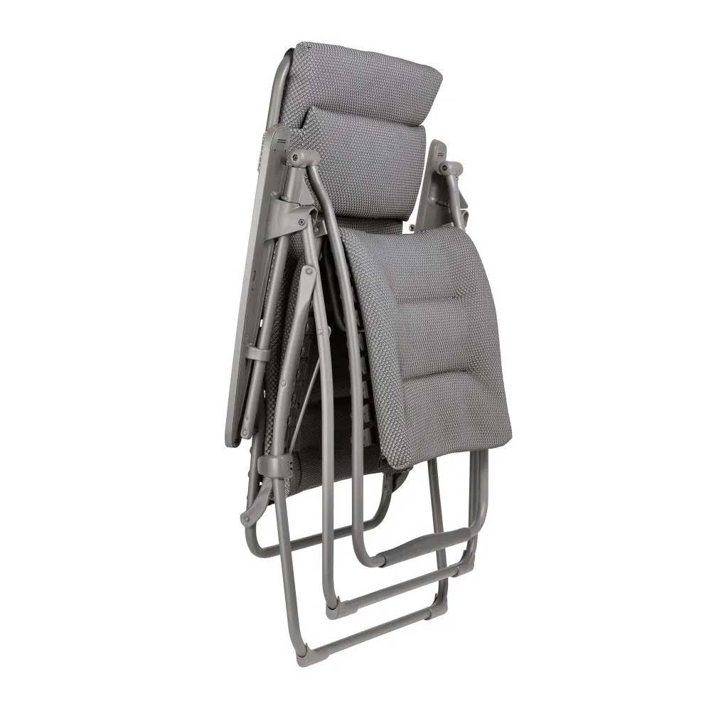 Fauteuil de relaxation multi position pliant FUTURA XL toile BeComfort - LAFUMA confort