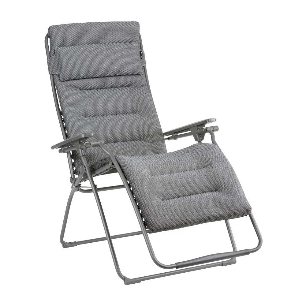 Fauteuil de relaxation multi position pliant FUTURA XL toile BeComfort - LAFUMA