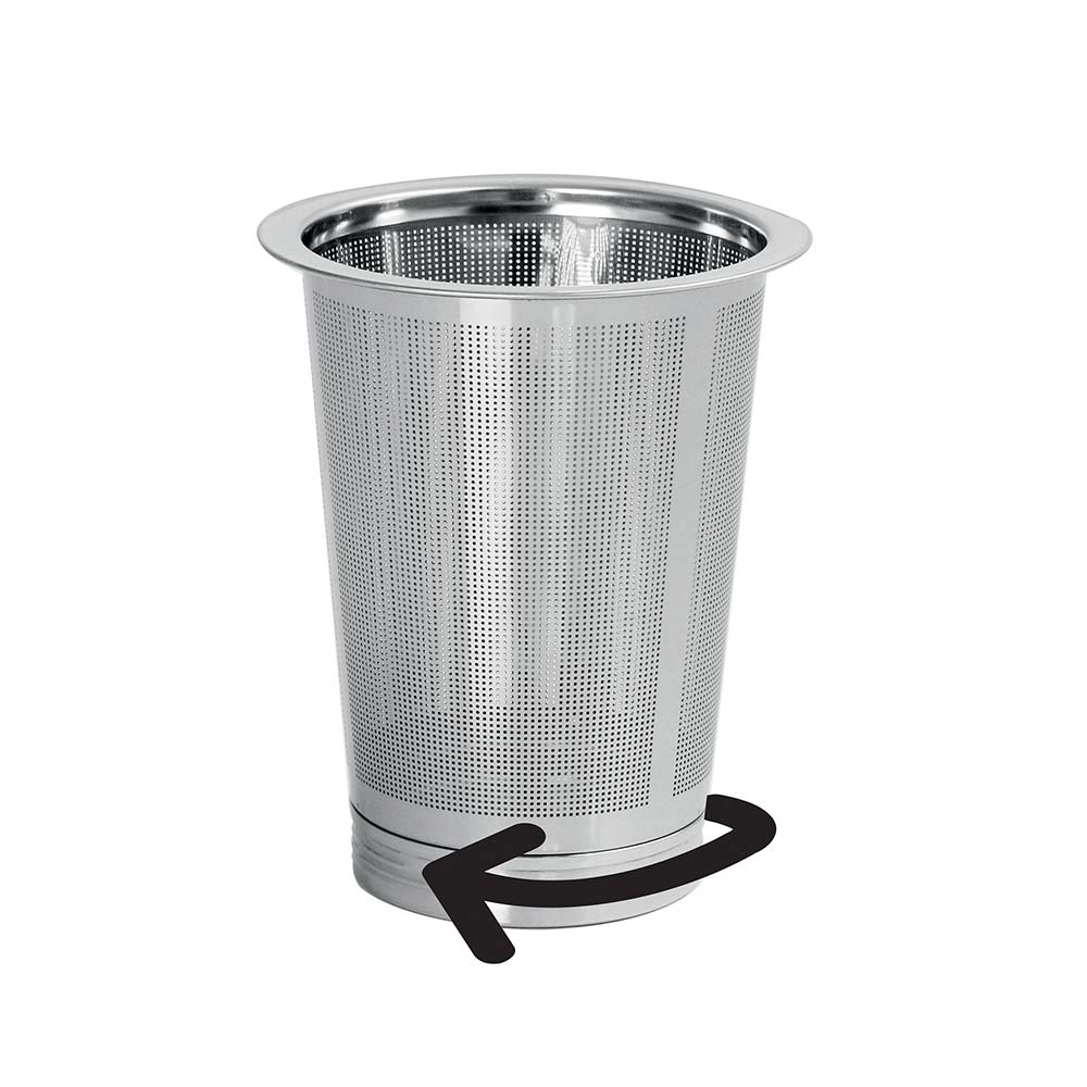 Filtre à thé infuseur dévissable inox - CRISTEL