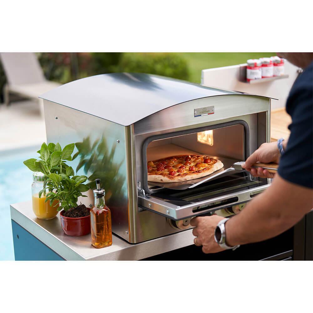 Photo du Four à pizza SIGNATURE Electrique 450 utilisé en extérieur- LE MARQUIER
