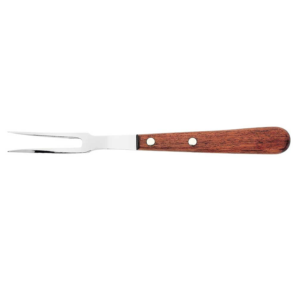 Fourchette inox manche en bois Plancha ou BBQ - Au Nain petit format