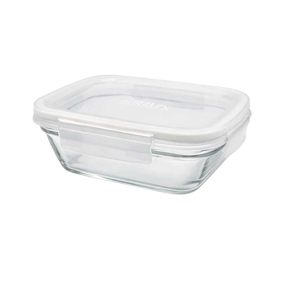 Boite Conservation Rectangulaire Couvercle Blanc Freshbox - DURALEX