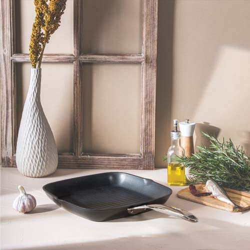 Grill Carré CASTEL'PRO - CRISTEL poignée fixe en inox