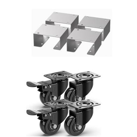 Kit 4 Roues Meuble de Cuisine - LE MARQUIER