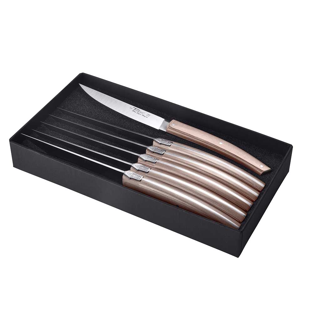 Coffret 6 Couteaux Le Thiers Pirou Brasserie Sable - GOYON-CHAZEAU