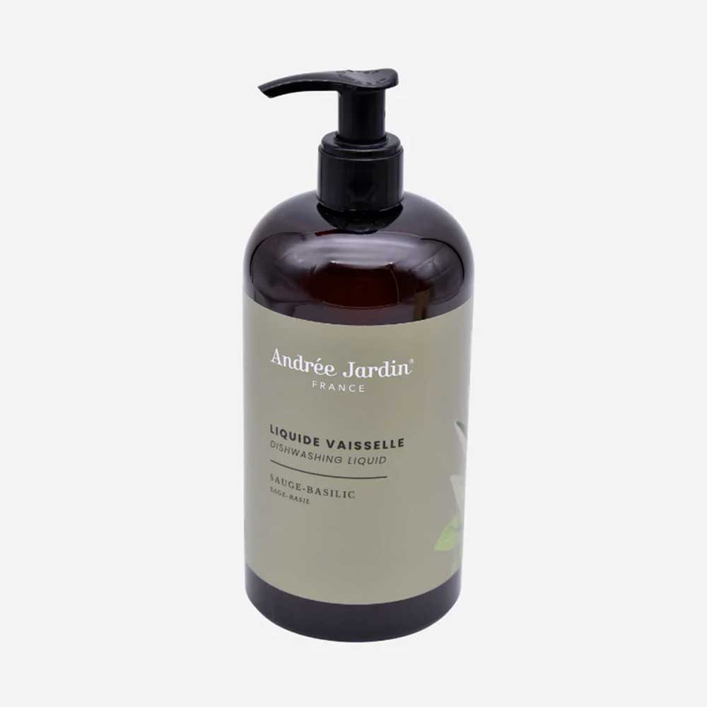 Liquide Vaisselle Ambre 500ml - ANDREE JARDIN sauge basilic