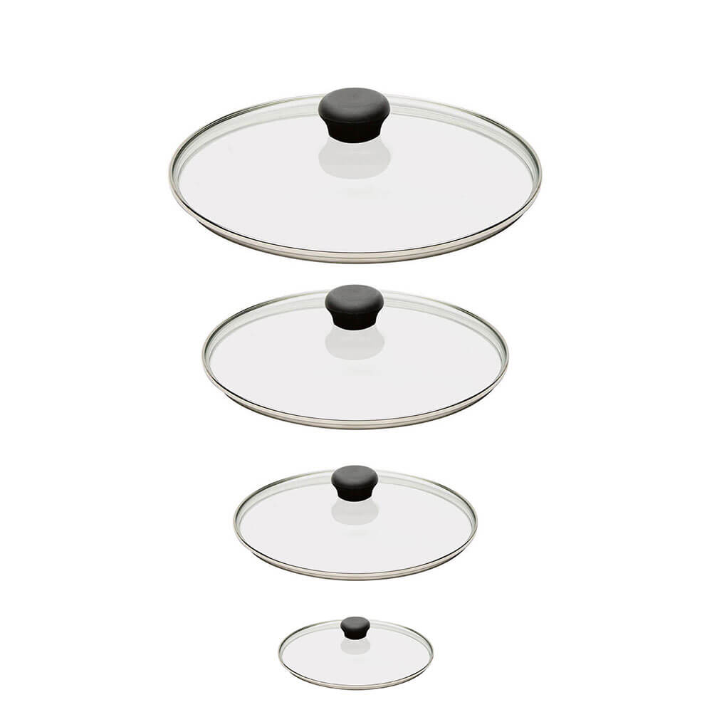 Ensemble de 4 Couvercles en verre bombé Cookway - CRISTEL