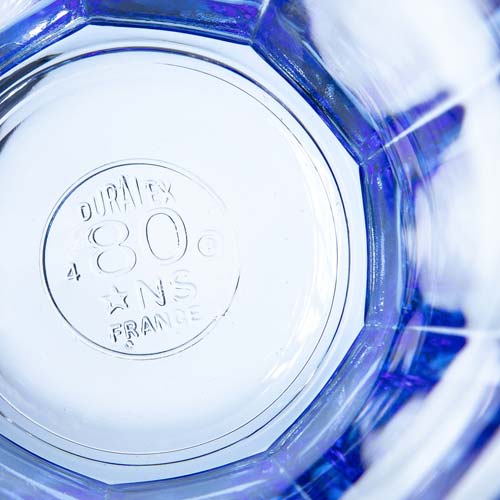 Lot de 6 verres 25 cl Colorés - PICARDIE - DURALEX bleu marine