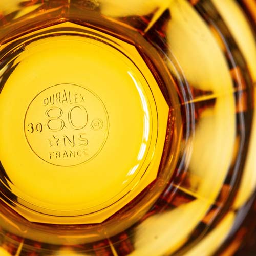 Lot de 6 verres 25 cl Colorés - PICARDIE - DURALEX vermeil