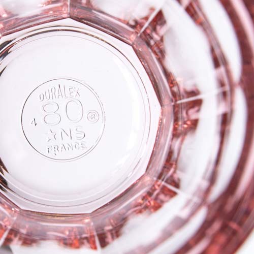 Lot de 6 verres 25 cl Colorés - PICARDIE - DURALEX rose