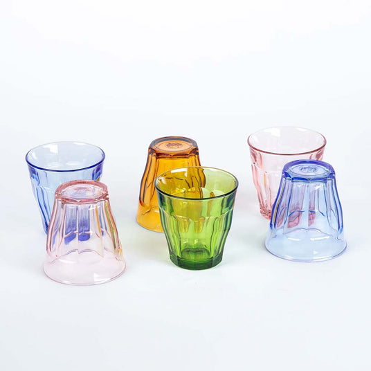 Lot de 6 verres 25 cl Colorés - PICARDIE - DURALEX