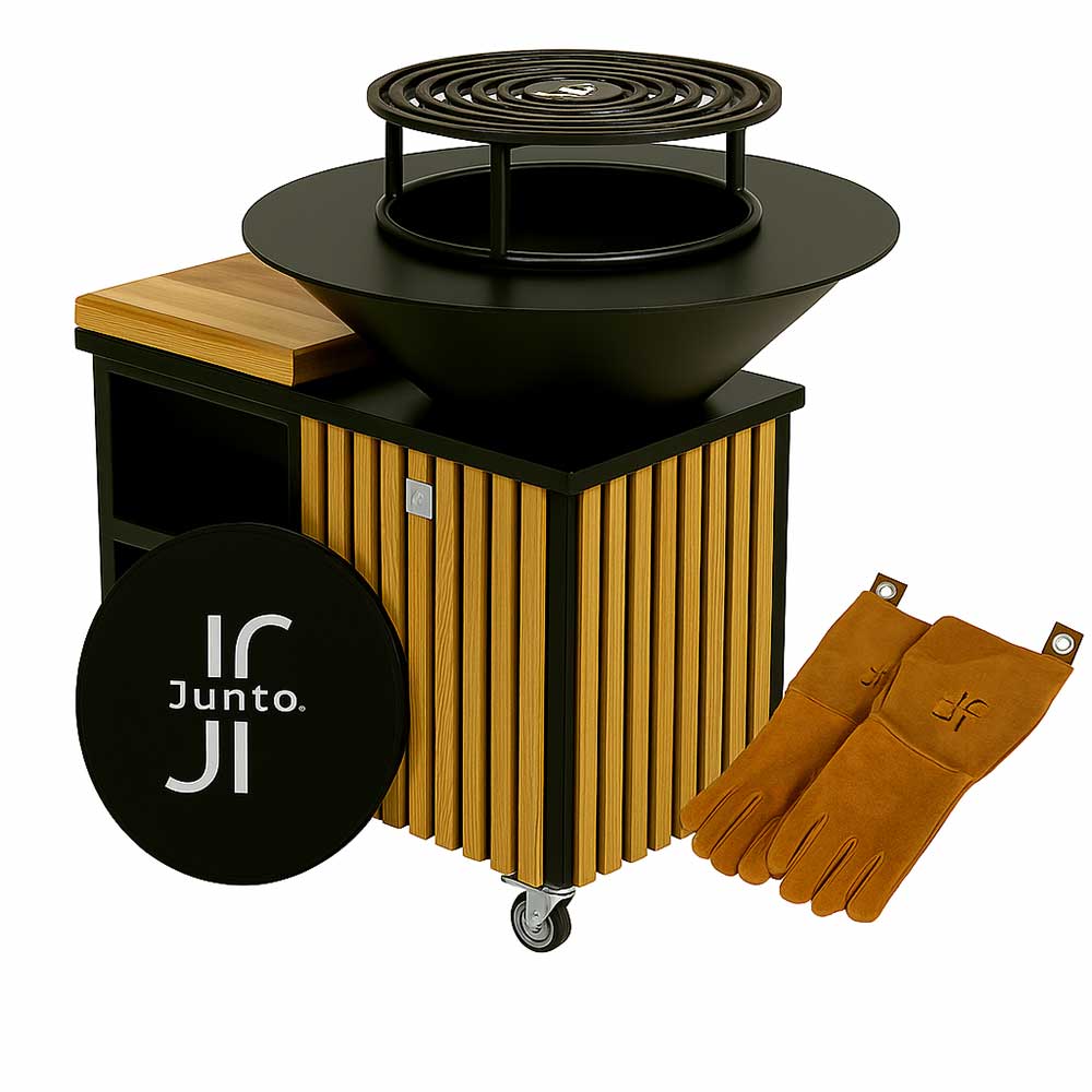 Lot brasero AVEIRO en acier + Accessoires utiles - JUNTO