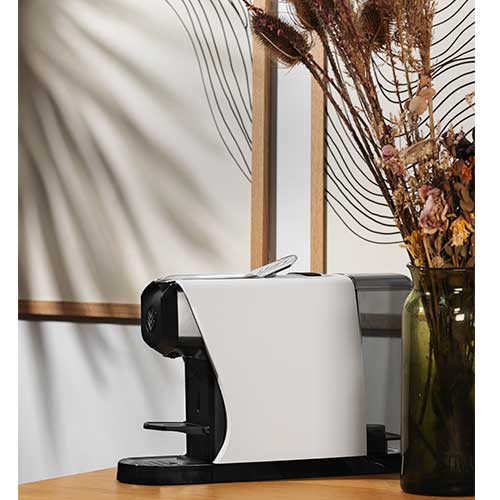 Machine à café EOH - Blanc brillant - MALONGO ambiance promotion