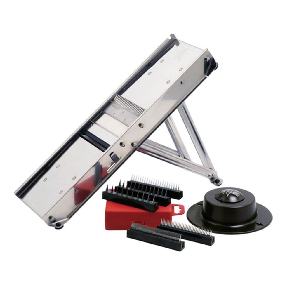 Mandoline super professionnelle (frites et julienne 1-2-4-7-10 mm) - Louis Tellier pas cher