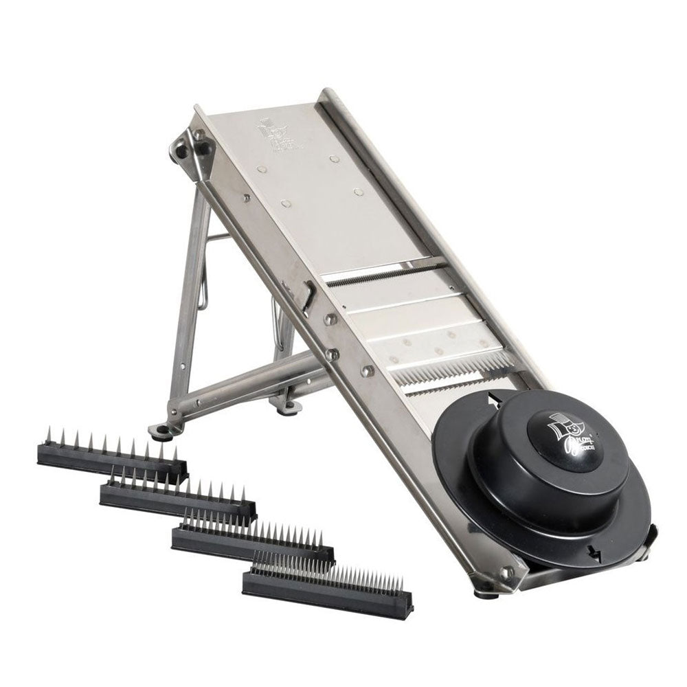 Mandoline super professionnelle (frites et julienne 1-2-4-7-10 mm) - Louis Tellier