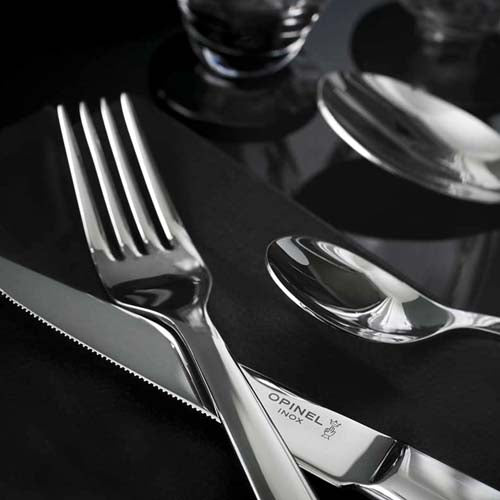 Ménagère de couverts de table inox Perpétue - OPINEL cuillère fourchette couteau de table