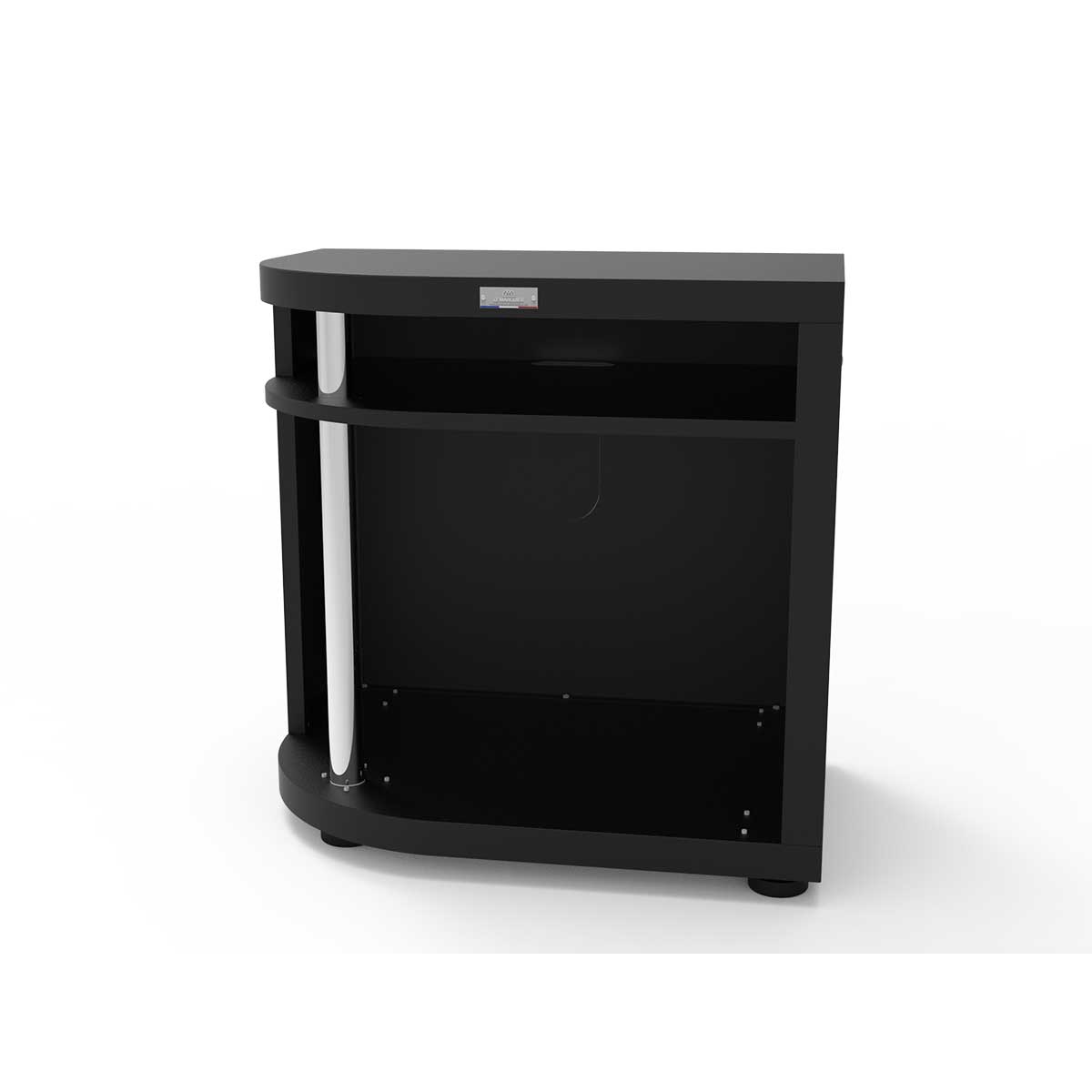 Meuble Cuisson arrondi Gauche 80 x 55 cm Noir - LE MARQUIER