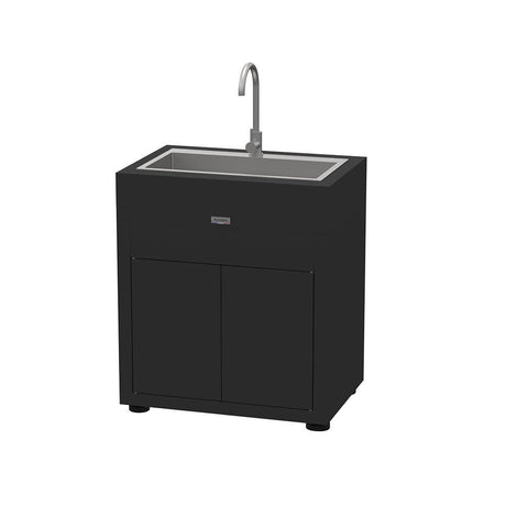 Meuble Evier 80 x 55 cm Noir - LE MARQUIER