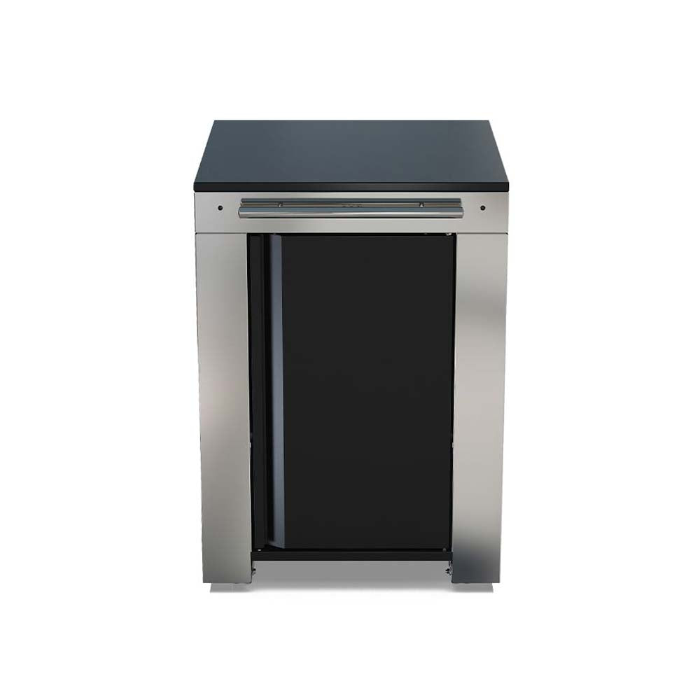 Meuble desserte FELIX noir inox - ENO design et robuste