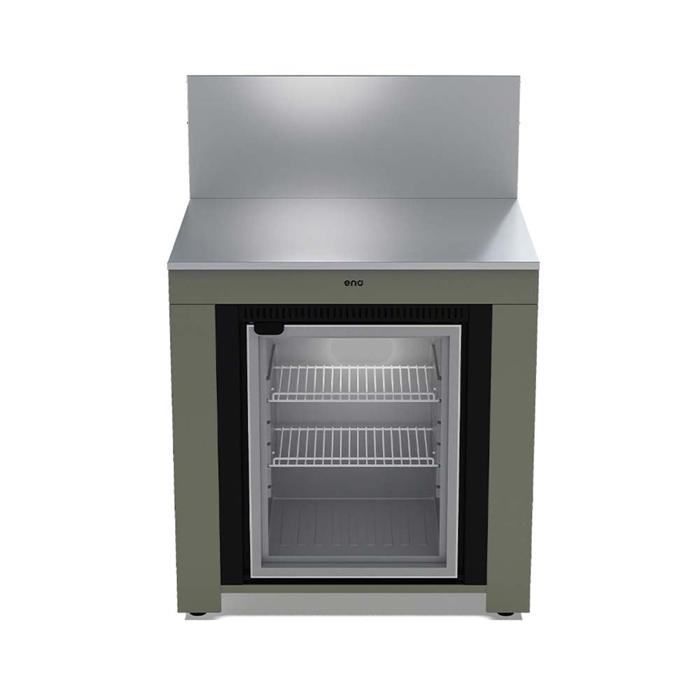 Meuble Frigo Extérieur 75L Vert Sauge - ENO cuisine extérieure