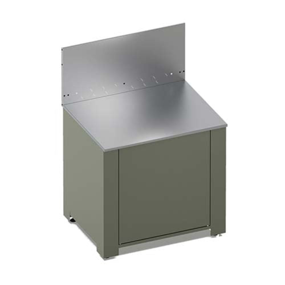 Meuble MODULO pour plancha vert sauge - ENO