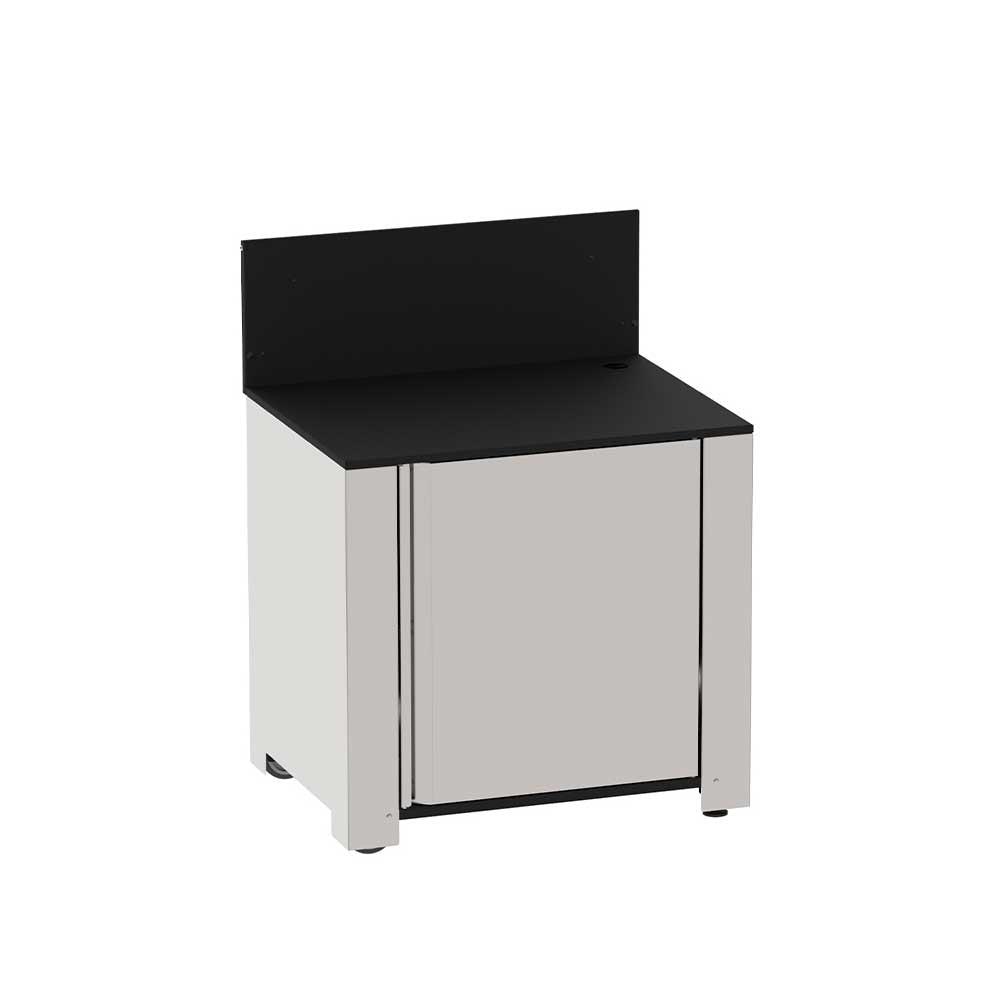 Meuble plancha tout inox eno