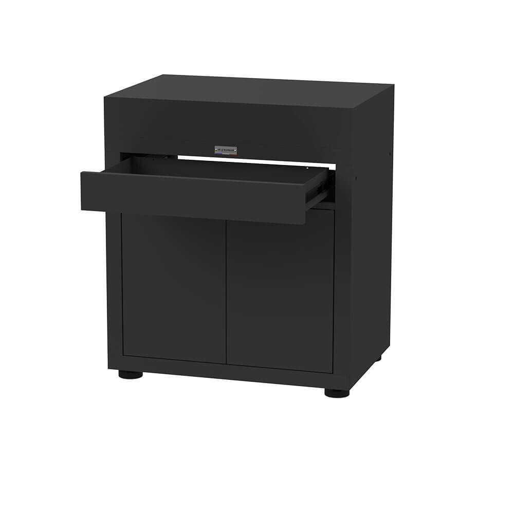 Meuble avec tiroir 80 x 55 cm Noir - LE MARQUIER