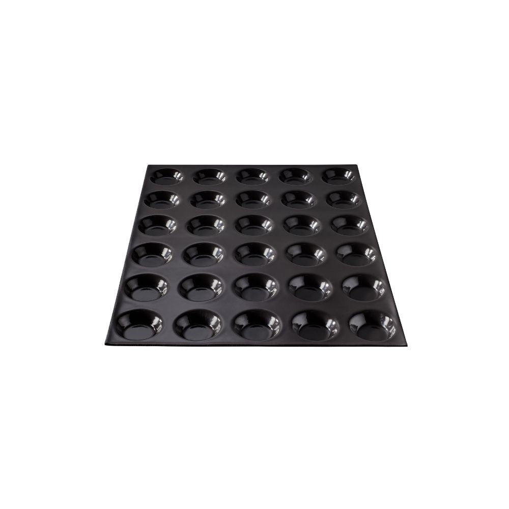 Moule 30 mini-tartelettes Flexipan DEMARLE en silicone noir