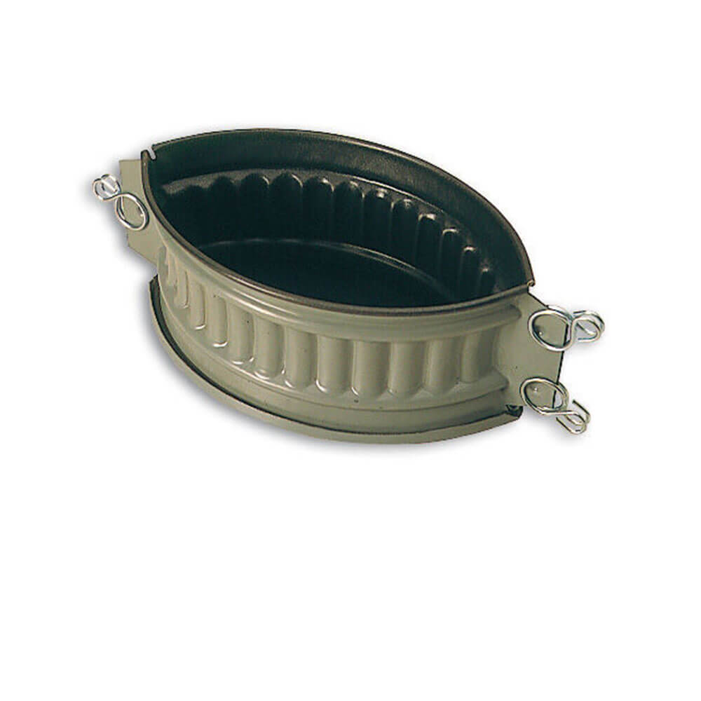 Paté en Croûte Exopan Ovale à Côtes 24 x 14 x 9,5 cm - Matfer