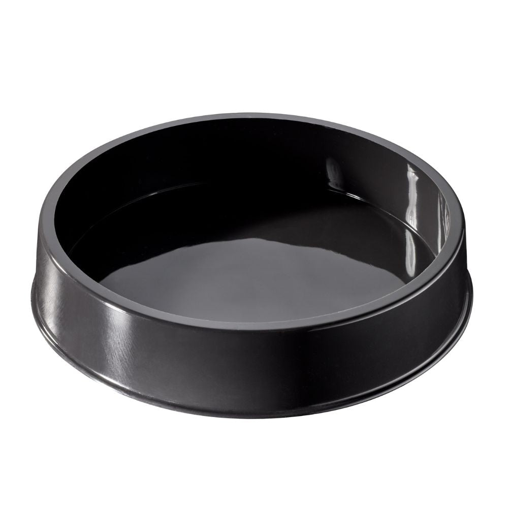 moule rond en silicone noir