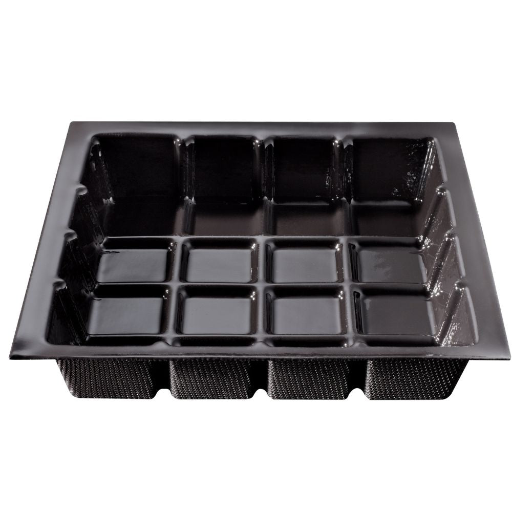 Moule tablette Flexipan DEMARLE en silicone noir avec 16 carrés