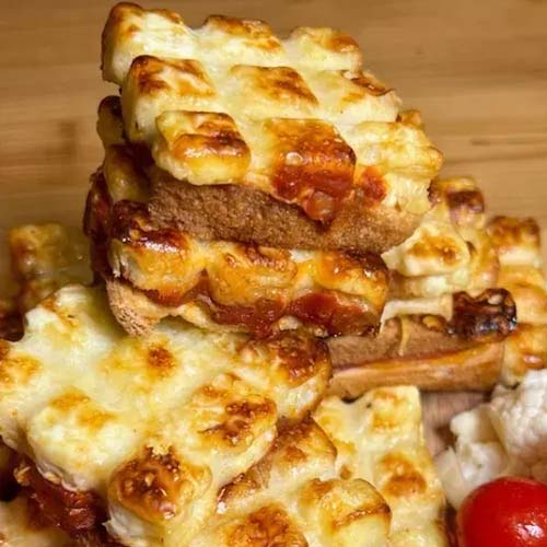 Moule 12 petites tablettes Flexipan - DEMARLE recette salée croque-monsieur bolognaise