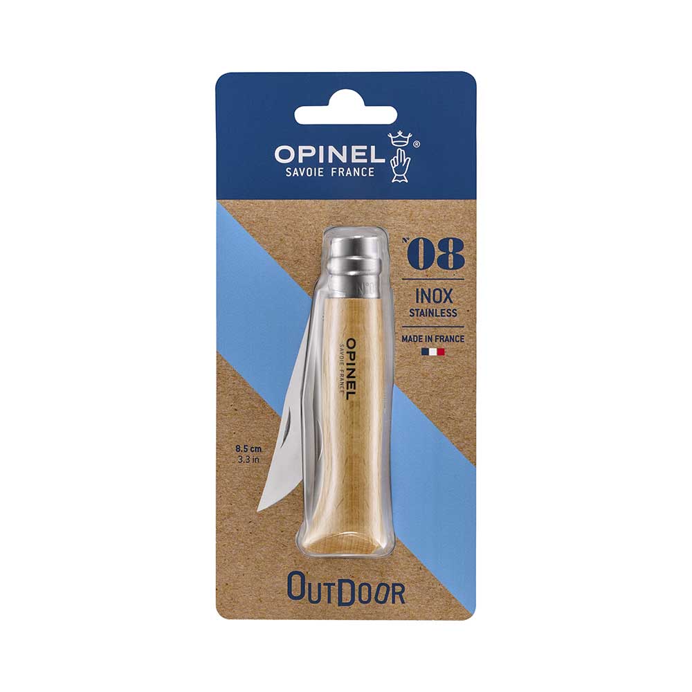 Couteau pliant n°8 Inox - OPINEL en promotion