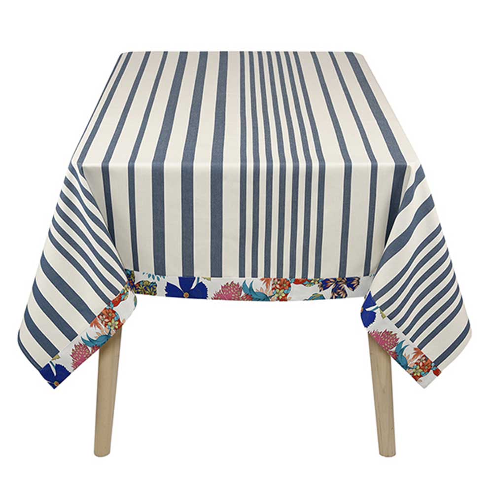 Nappe ADOUR Bleu DO - Fleur - ARTIGA PROMO