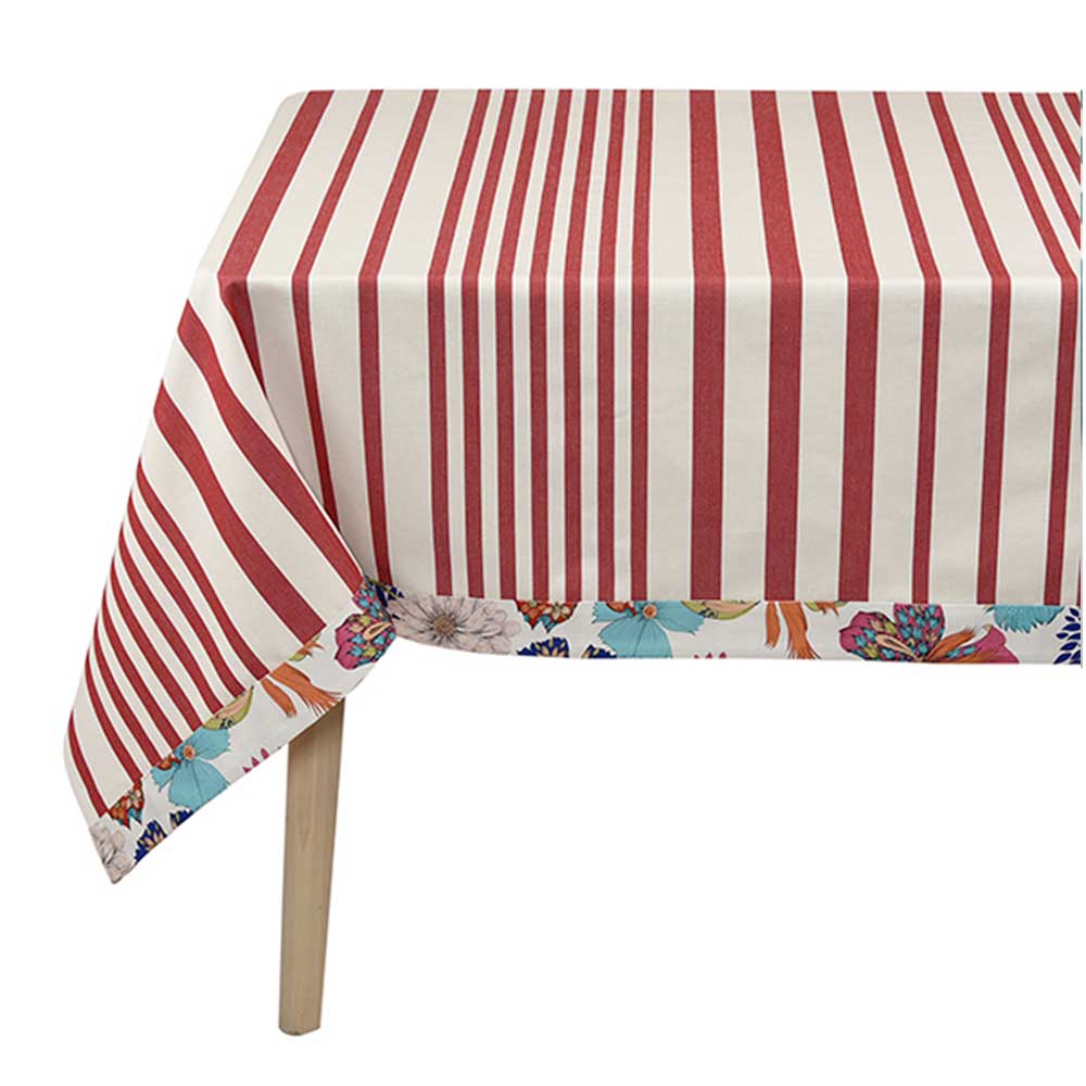 Nappe ADOUR Rouge - Fleur - ARTIGA