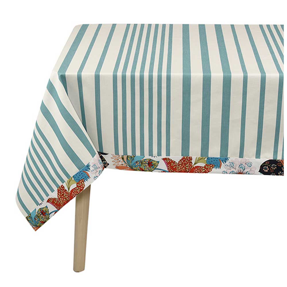 Nappe ADOUR Vert Menthe - Fleur - ARTIGA