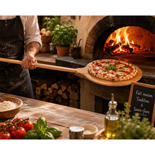 Pelle à Pizza Ronde - LOUIS TELLIER en promotion