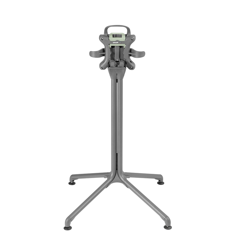 Pied central de table en aluminium titane Horizon – LAFUMA