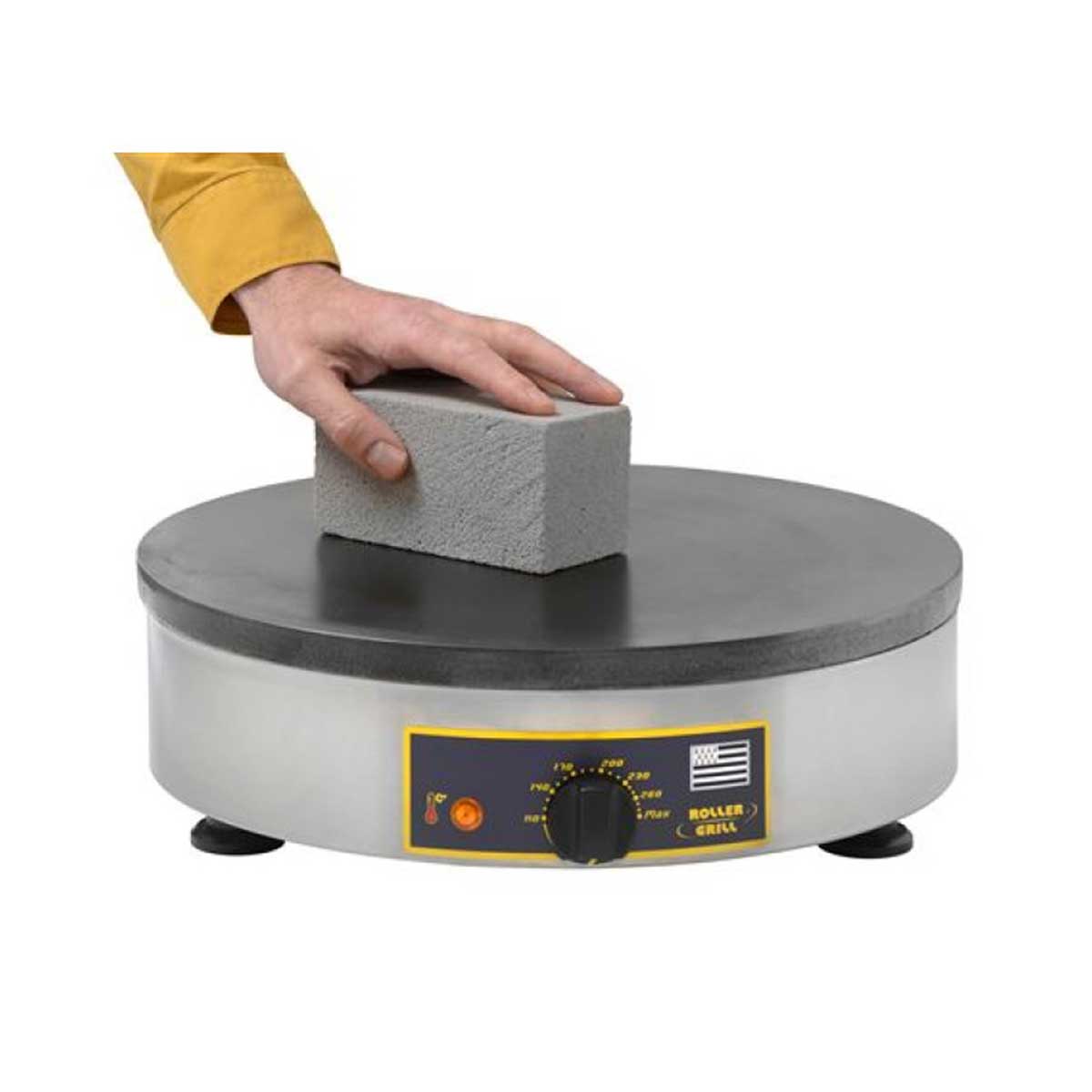 Pierre abrasive pour Crêpière - ROLLER GRILL pas cher
